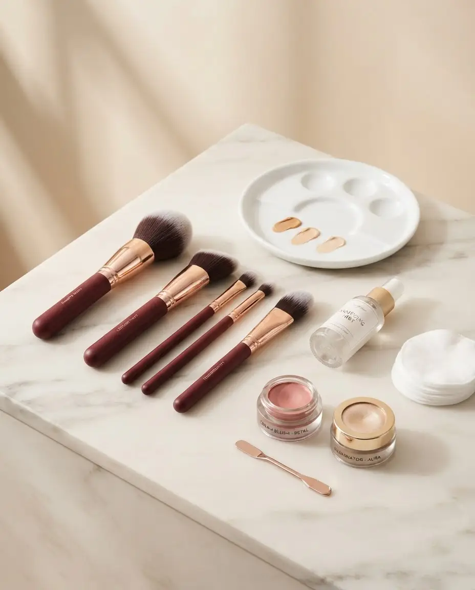 Sanitation and hygiene in makeup